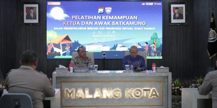 Polda Jatim Gelar Latkatpuan Satkamling Untuk Harkamtibmas Hadapi Pemilu 2024