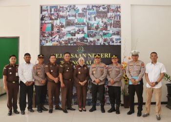 Jalin Sinergitas, Kapolres Trenggalek Sambangi Kantor Kejaksaan dan Pengadilan Negeri Trenggalek