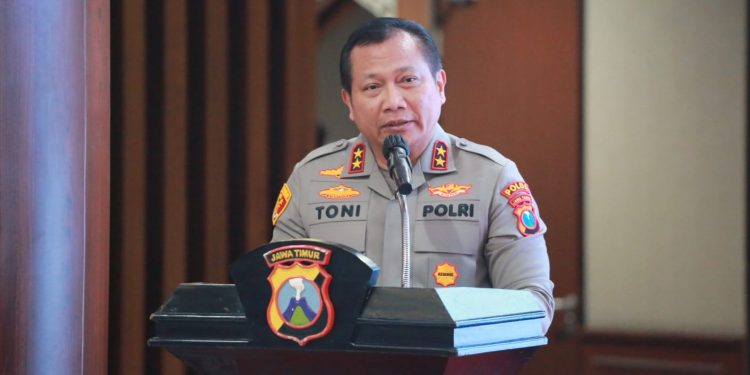 Kapolda Jatim Motivasi Tim Bola Volly Jadi Juara Satu di Turnamen Kapolri Cup 2023