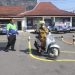 Polres Kediri Kota Terapkan Materi Ujian Praktik SIM Dengan Lintasan Huruf  “S”