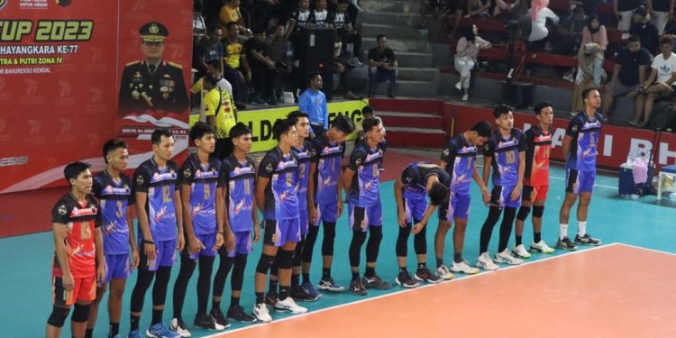 Masuk Hari Kedua Turnamen Bola Volly Kapolri Cup 2023 Zona IV Mulai Memanas