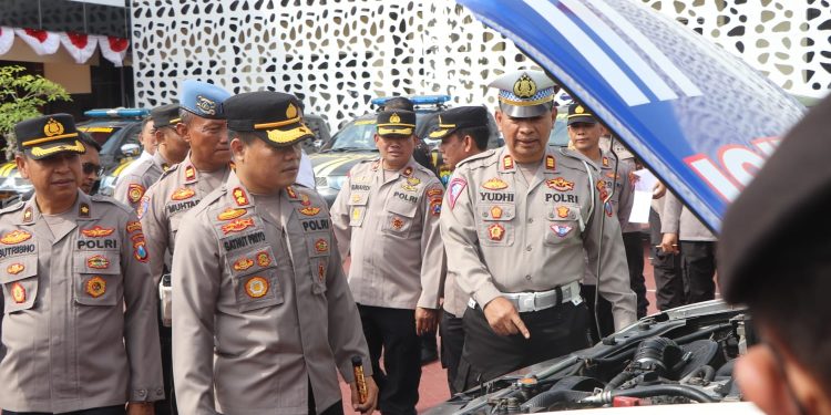 Cek Ranmor Dinas, Kapolres Trenggalek: Pastikan Siap Operasional