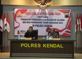 Puslitbang  Mabes Polri Lakukan Penelitian ke Polres Kendal Terkait Kejahatan Jalanan dan Aksi Premanisme
