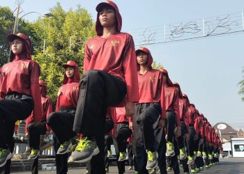 Paskibraka Kabupaten Batang Jalani Latihan Intensif Jelang HUT ke -78 RI