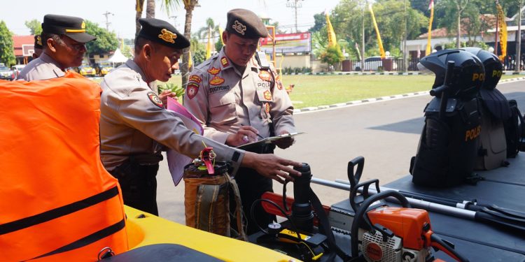 Polda Jateng Lakukan Supervisi Peralatan Pendukung Tugas Samapta