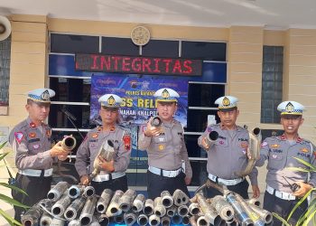 Edukasi dan Penindakan: Satlantas Polres Batang Berantas Kendaraan Bermotor Berknalpot Brong