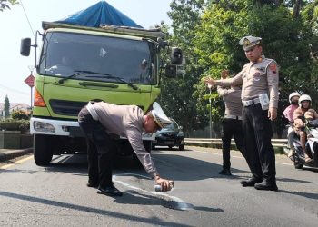 Pasca Kecelakaan di Jalur Pantura, Satlantas Batang Waspadai Jalan Bergelombang