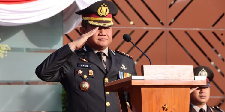 Kapolres Ngawi Pimpin Upacara HUT Kemerdekaan RI ke-78