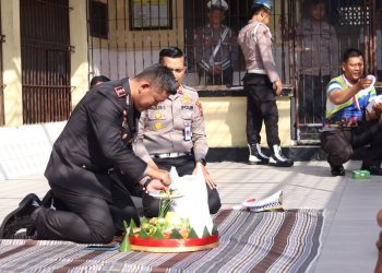 Semarak Hut Kemerdekaan R.I Ke-78, Tahanan Rutan Polres Blitar Kota Semangat Ikuti Lomba 17 Agustus