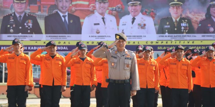 Apel Siaga Karhutla, Polres Kendal Tingkatkan Sinergi Bersama Tangani Kebakaran