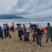 Kompak, Peserta Festival Kesiapsiagaan Gempa Bumi dan Tsunami Bersihkan Area Pantai Prigi