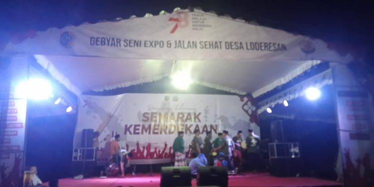 Peringatan HUT RI Desa Loderesan berlangsung Lancar Dan Kondusif