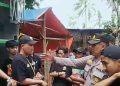Polsek Ponggok Tegas Turunkan Sounds System Yang Melanggar Aturan Saat Karnaval