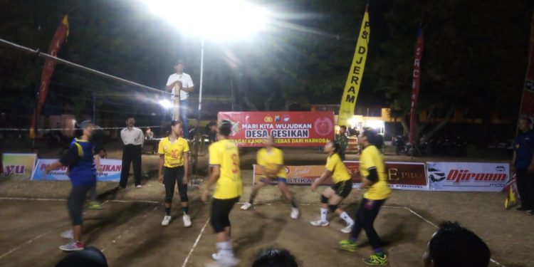 Polres Tulungagung Kampanyekan Bahaya Narkoba Lewat Olah Raga Bola Volly