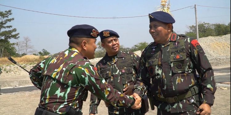 Dansat Brimob Polda Jabar Hadiri Peresmian Mako Resimen IV Pasukan Pelopor*