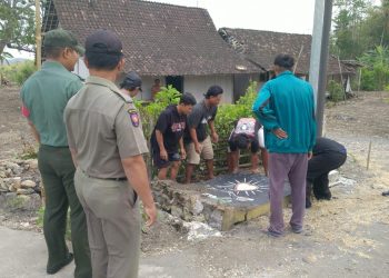 Warga Perguruan Silat Panggungrejo Sukarela Bongkar Tugunya, Kapolres Blitar Beri Apresiasi