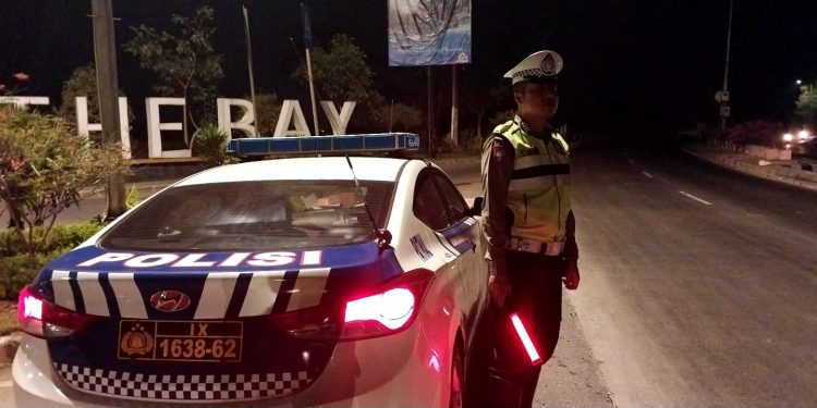 Demi Kenyamanan Masyarakat, Personil Satlantas Polres Kendal Laksanakan Patroli Malam