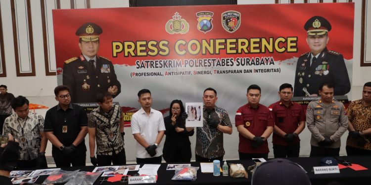 Polrestabes Surabaya Ungkap Pencuri Jaringan International Asal Pakistan, Empat Tersangka Diamankan