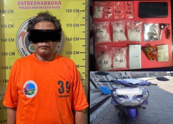 Polres Mojokerto Kota Berhasil Amankan 270 Gram Sabu dari Pedagang Gorengan