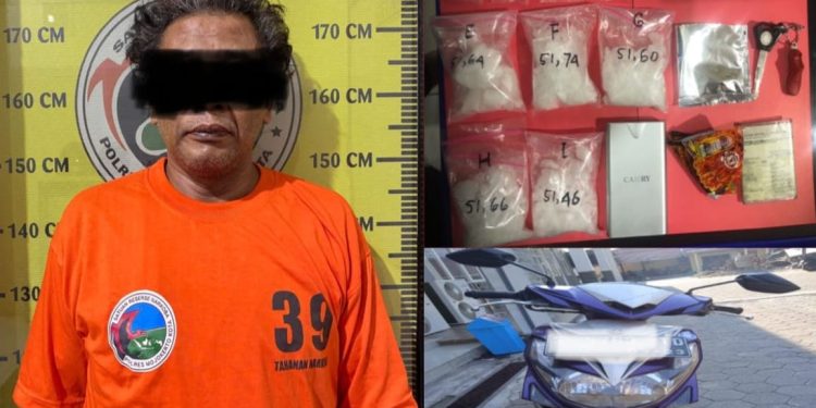 Polres Mojokerto Kota Berhasil Amankan 270 Gram Sabu dari Pedagang Gorengan