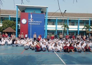 Polres Tanjungperak Beri Motivasi Pelajar Cegah Kenakalan Remaja