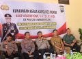 Kapolres Ngawi Jalin Silaturahmi dengan Forkopimcam Kwadungan