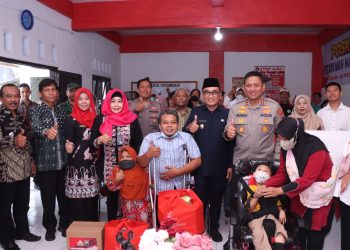 Polres Blitar Kota Gelar Baksos Dan Pengobatan Gratis Di Posko Kampung Tangguh Narkoba