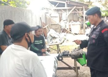 SAT BRIMOB POLDA JABAR LAKSANAKAN PATROLI  HARKAMTIBMAS DI DESA WINONG