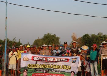 Gropyok Tikus Bersama Kapolres Ngawi