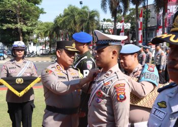 Apel Gelar Operasi Zebra Semeru 2023, Polres Blitar Kota Siap Wujudkan Ketertiban Masyarakat Dalam Berlalu Lintas