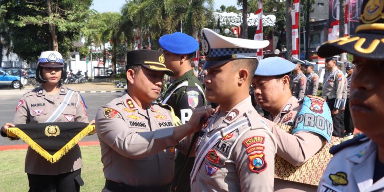 Apel Gelar Operasi Zebra Semeru 2023, Polres Blitar Kota Siap Wujudkan Ketertiban Masyarakat Dalam Berlalu Lintas