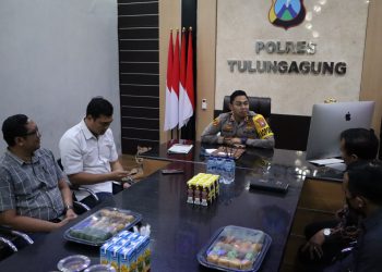 Kapolres Menerima Kunjungan Silaturahmi Ketua Bawaslu Tulungagung