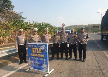 Ditlantas Polda Jateng Ujicoba dan Sosialisasi ETLE Drone di Wilayah Kabupaten Kendal