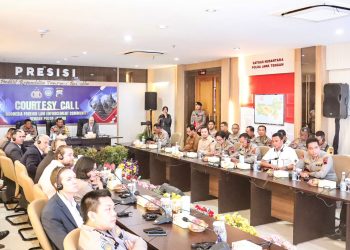 Terima Kunjungan Studi Banding Komunitas Penegak Hukum Internasional, Kapolda Paparkan Program Polda Jateng Hadir dan Cooling System Pemilu