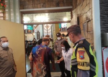 Jamin keamanan, Polres Kediri Kota Gelar Minggu Kasih Ibadah Umat Nasrani