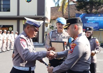 Kapolres Kediri Kota, Apresiasi dan Beri Penghargaan Pada Anggota Yang Berprestasi