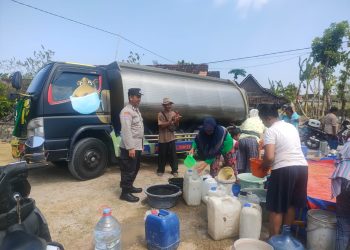 400 KK di Pitu Ngawi Mendapat Bantuan Air Bersih Dampak Kekeringan