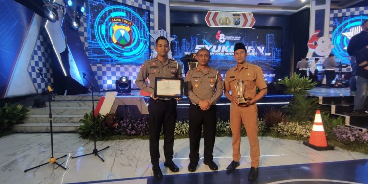 Satlantas Polres Blitar Raih Juara 1 Lomba Kampung Tertib Lalulintas