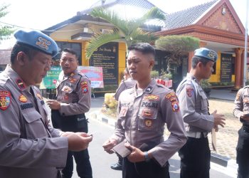 Propam Polres Blitar Kota Gelar Operasi Gaktibplin Terhadap Personel