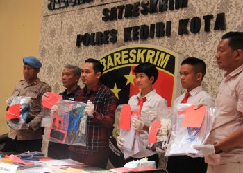 September 2023, Polres Kediri Kota Ungkap 6 Kasus, Diantaranya Tipu Gelap dan Pencurian