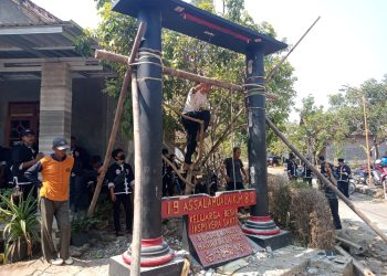 43 Tugu Pencak Silat dibongkar Sukarela, Kapolres Ngawi beri Apresiasi