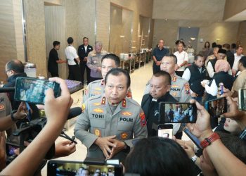 Polda Jatim dan Awak Media Bersinergi Suarakan Narasi Damai dalam Pemilu 2024