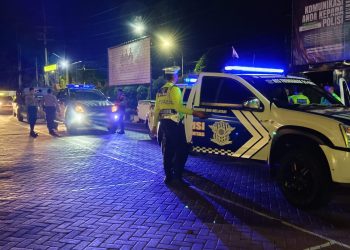 Patroli Skala Besar, Sinergitas Polisi Bersama TNI Antisipasi Konflik Pesilat di Trenggalek