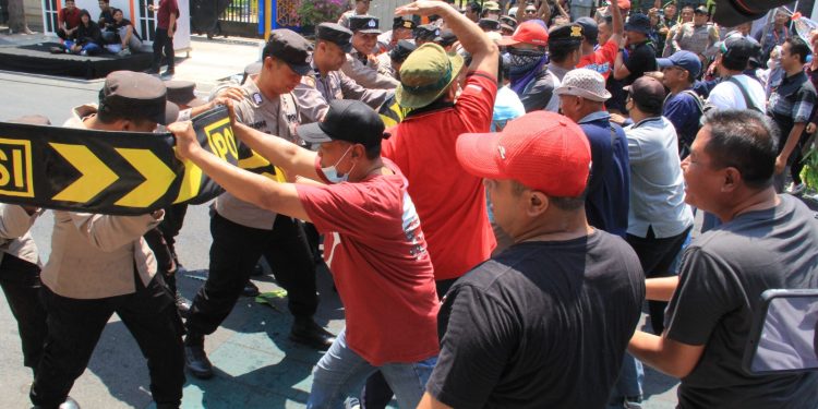 Sukseskan Pemilu 2024, Polres Kediri Kota Gelar Sispamkota