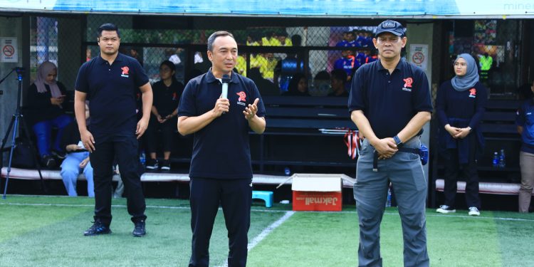 Perkuat Sinergisitas, Polri dan Jurnalis Gelar Seven Soccer