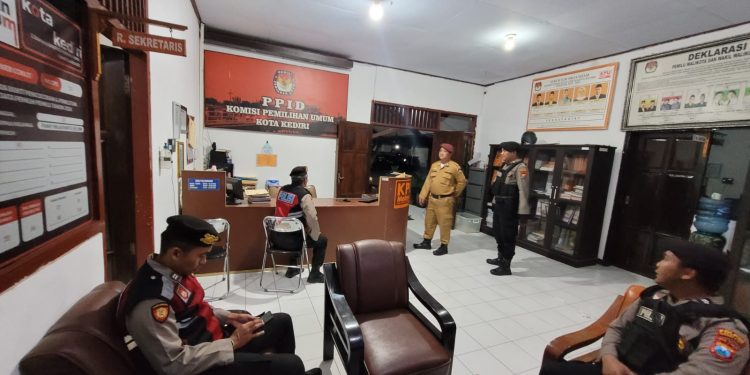 Pastikan Tahapan Pemilu 2024 Aman Pores Kediri Kota Gelar Patroli