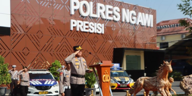 Polres Ngawi Kerahkan 901 Personil Gabungan untuk Amankan Pilkades Serentak