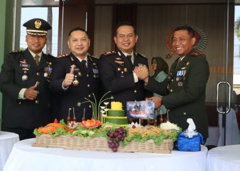 HUT TNI Ke-78, Surprise Kapolres Kediri Kota Untuk Kodim 0809 Kediri