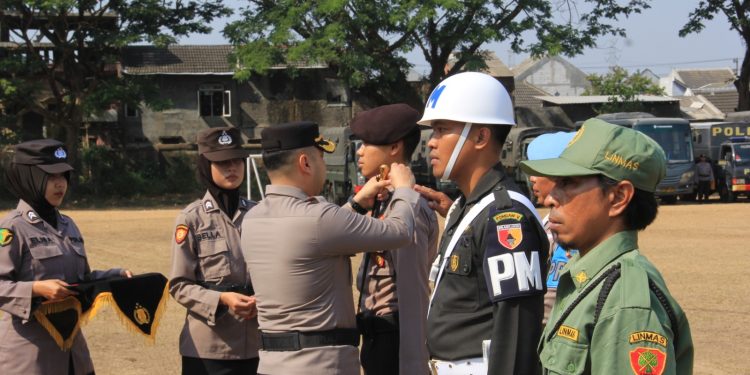 Polres Kediri Kota Laksanakan Apel Gelar Pasukan Ops Mantap Brata Semeru 2023-2024