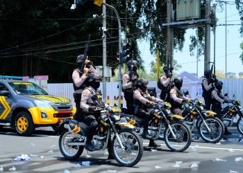 Polres Blitar Kota Gelar Simulasi Pengamanan Pemilu 2024